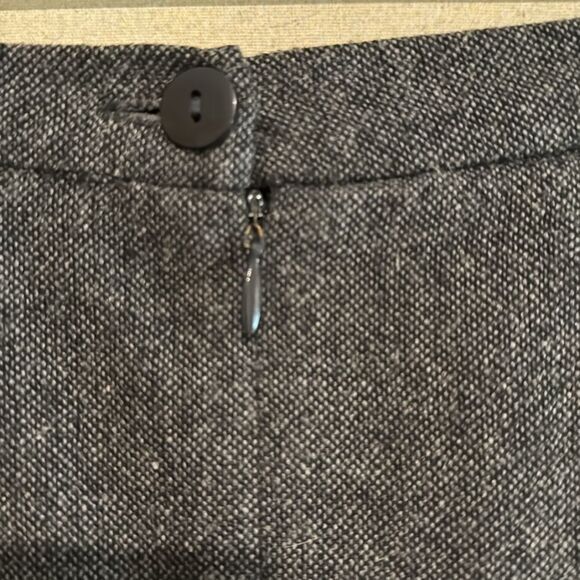 Vintage Sag Harbor long wool blend lined skirt with fringe bottom Size 10P - Picture 4 of 8